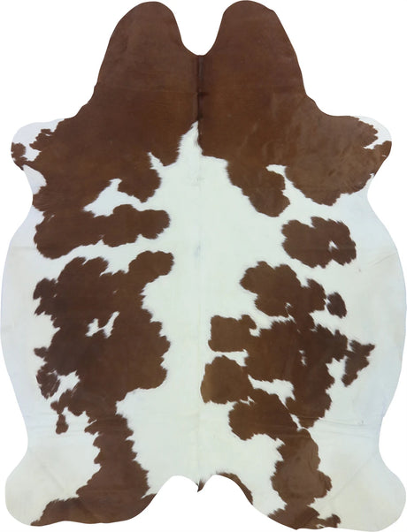COWHIDE LARGE BROWN & WHITE SPECIAL 3.5-3.9M - 232cm  175cm