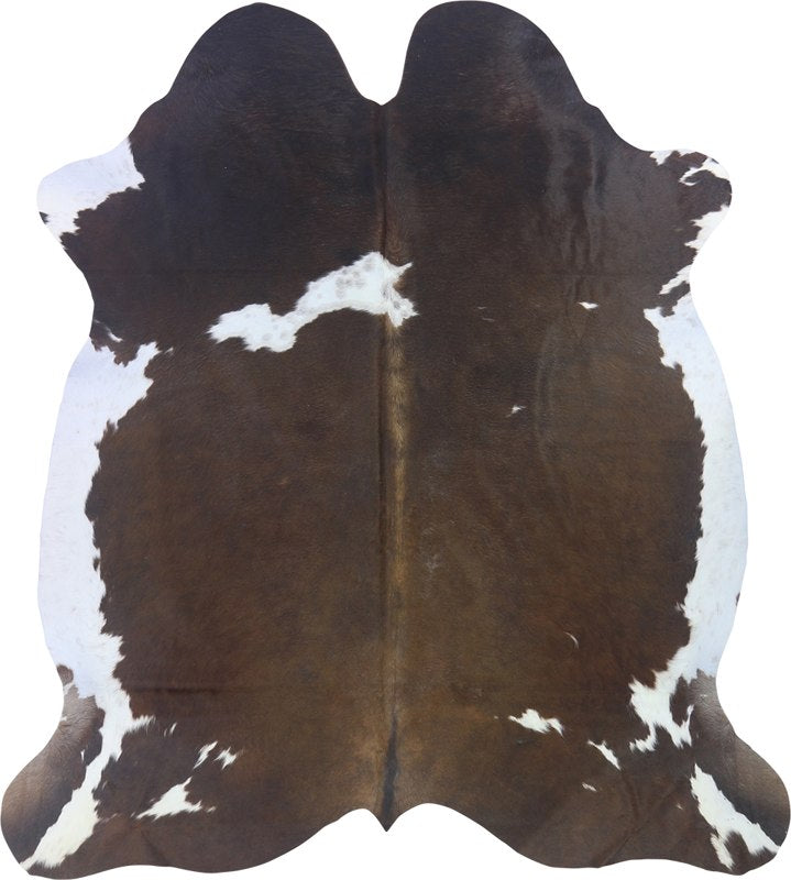 COWHIDE XL BROWN & WHITE SPECIAL 4-4.4M (234cm × 214cm)