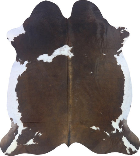 COWHIDE XL BROWN & WHITE SPECIAL 4-4.4M (234cm × 214cm)