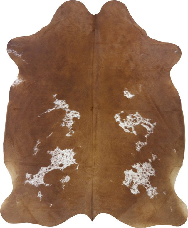 COWHIDE XL BROWN & WHITE SPECIAL 4-4.4M (242cm × 203cm)