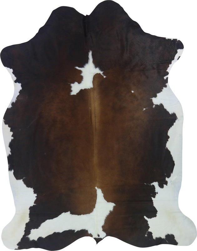 COWHIDE XL BROWN & WHITE SPECIAL 4-4.4M (246cm × 195cm)