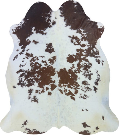 COWHIDE XL BROWN & WHITE SPECIAL 4-4.4M (244cm × 214cm)