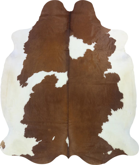 COWHIDE XXL BROWN & WHITE SPECIAL 4.4-4.9M - 257cm  218cm