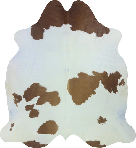 COWHIDE XXL BROWN & WHITE SPECIAL 4.4-4.9M - 250cm  230cm