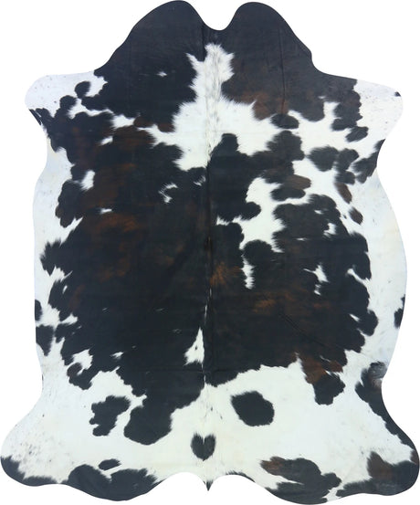 COWHIDE MEDIUM TRI COLOUR 2.5-3.4M - 219cm  182cm