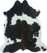 COWHIDE MEDIUM BLACK/BROWN & WHITE REDDISH 2.5-3.4M - 204cm  181cm