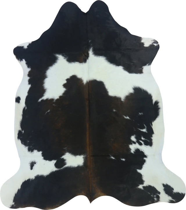 COWHIDE MEDIUM BLACK/BROWN & WHITE REDDISH 2.5-3.4M - 204cm  181cm