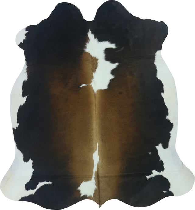 COWHIDE MEDIUM BLACK/BROWN & WHITE REDDISH 2.5-3.4M - 210cm  184cm