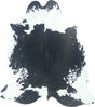 COWHIDE MEDIUM BLACK/BROWN & WHITE REDDISH 2.5-3.4M - 196cm  164cm