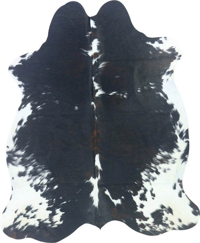 COWHIDE MEDIUM BLACK/BROWN & WHITE REDDISH 2.5-3.4M (203cm × 189cm)