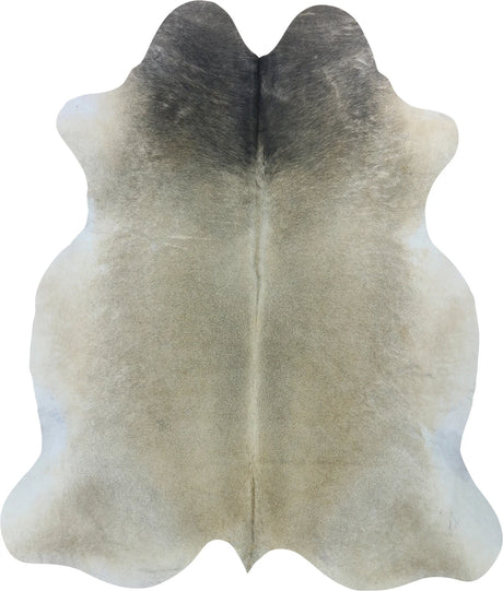 COWHIDE LARGE BEIGE GREY 3.5-3.9M - 224cm  192cm