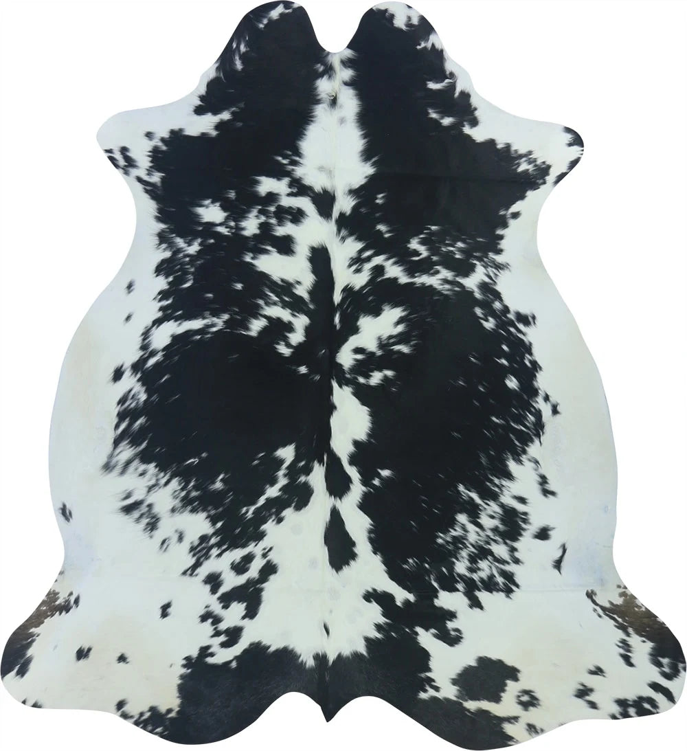 COWHIDE MEDIUM BLACK & WHITE 2.5-3.4M - 203cm  185cm