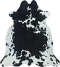 COWHIDE MEDIUM BLACK & WHITE 2.5-3.4M - 208cm  185cm