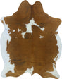 COWHIDE MEDIUM BROWN & WHITE SPECIAL 2.5-3.4M - 200cm  154cm