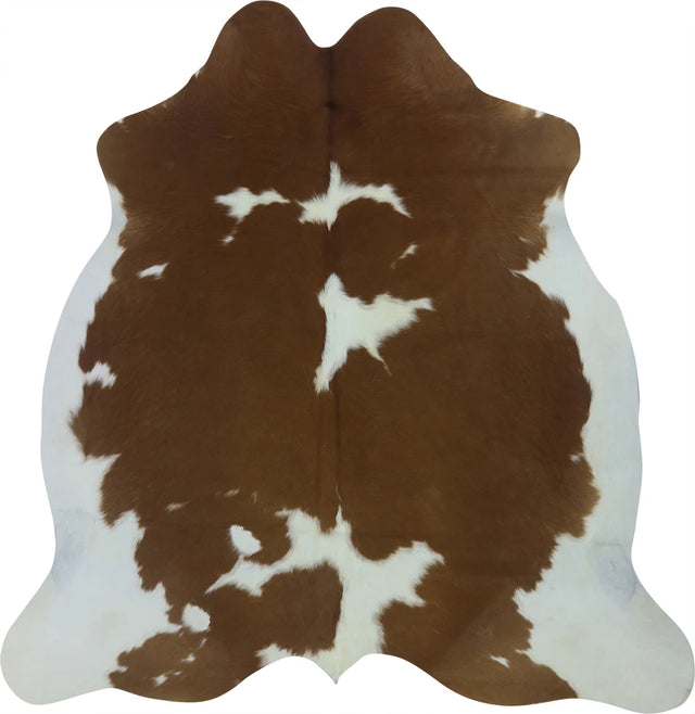 COWHIDE MEDIUM BROWN & WHITE SPECIAL 2.5-3.4M - 197cm  193cm