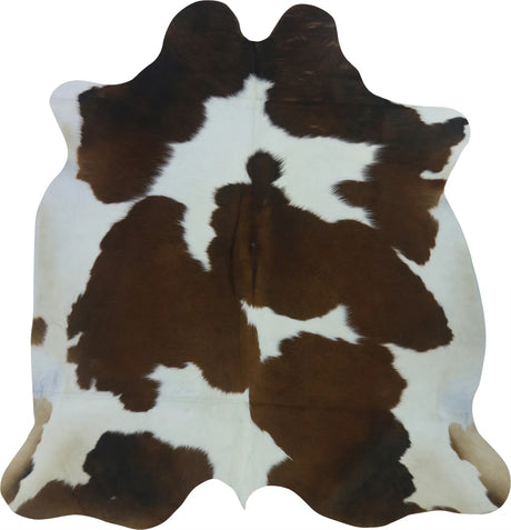COWHIDE MEDIUM BROWN & WHITE SPECIAL 2.5-3.4M - 194cm  184cm