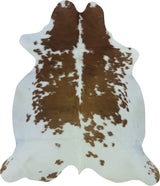 COWHIDE MEDIUM BROWN & WHITE SPECIAL 2.5-3.4M - 200cm  175cm