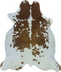 COWHIDE MEDIUM BROWN & WHITE SPECIAL 2.5-3.4M - 200cm  175cm