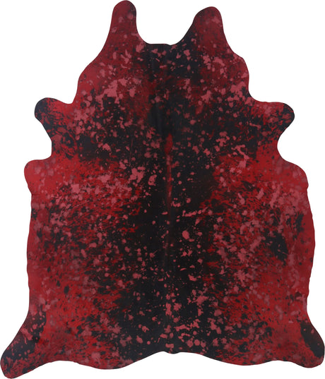 COWHIDE ASSORTED ACID WASH 3-5M - 212cm  190cm