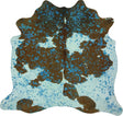 COWHIDE SMALL ACID WASH 2-3M (171cm × 181cm)