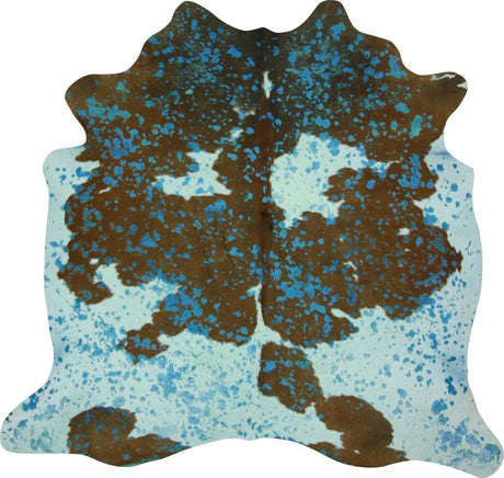 COWHIDE SMALL ACID WASH 2-3M (171cm × 181cm)