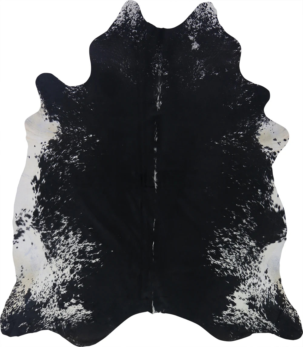 COWHIDE XL BLACK & WHITE 4-4.4M - 239cm  214cm