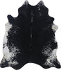 COWHIDE XL BLACK & WHITE 4-4.4M - 239cm  214cm