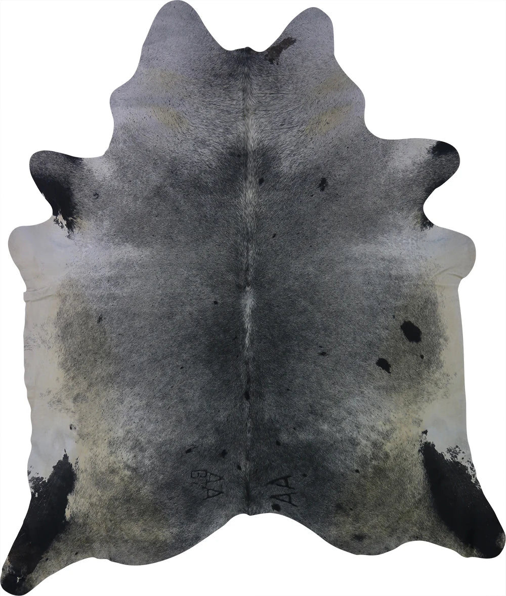 COWHIDE XL BLK & WHT SPECKLED 4-4.4M - 253cm  235cm