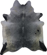 COWHIDE XL BLK & WHT SPECKLED 4-4.4M - 253cm  235cm
