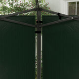 Outsunny Set of Two 3 x 3m Gazebo Frame Replacement Walls - Green