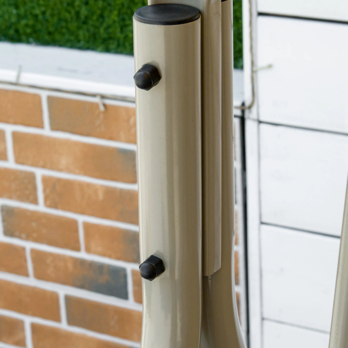 Outsunny Three-Seater Garden Swing Seat - Light Brown