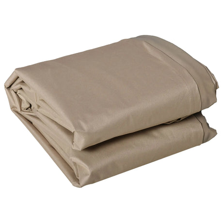 Outsunny 600D Oxford Patio Garden Furniture Dining Table Chair Set Cover Water Protector Waterproof Anti-UV  Beige