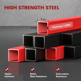 SPORTNOW Cable Crossover Machine, Multi-Function Power Rack with Pull Up Bar, Lat Pull Down System, Squat Rack, Barbell Bar