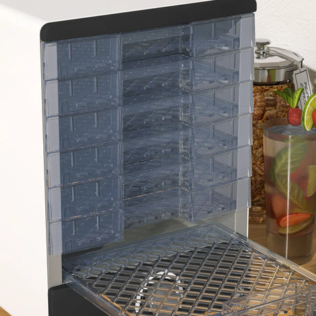 HOMCOM Seven Tray, 40-70C Food Dehydrator - White