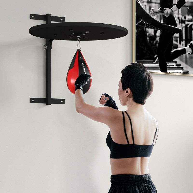 SPORTNOW Wall Mounted Speed Bag Platform, Height Adjustable Punching Bag, Training Kit