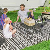 Outsunny 3 ft Folding Camping Table w/ Adjustable Heights, Portable Lightweight Outdoor Folding Picnic Table with Metal Mesh Desktop & Aluminium Legs for Picnic, Garden, Party, Black