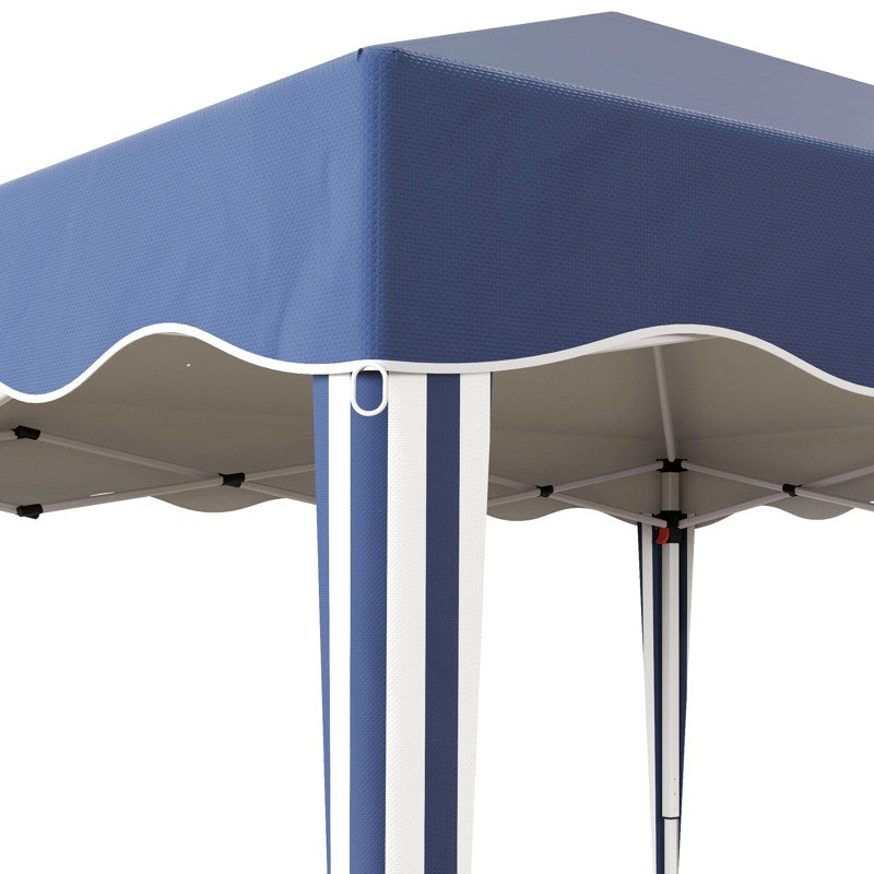 Outsunny 3 x 3cm Adjustable Height Pop-Up Gazebo, with Bag - Blue