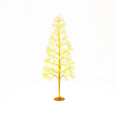 1.5 m 1500 LED Warm White Lighted Cedar Tree with Grounds Stakes for Christmas Decorations