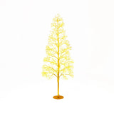 1.5 m 1500 LED Warm White Lighted Cedar Tree with Grounds Stakes for Christmas Decorations