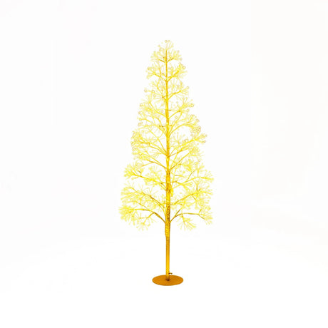 1.5 m 1500 LED Warm White Lighted Cedar Tree with Grounds Stakes for Christmas Decorations