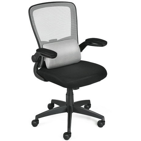 Lightweight Mesh Office Chair with Lumbar Support-Grey