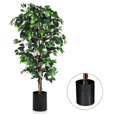 6 Feet Artificial Ficus Silk Tree