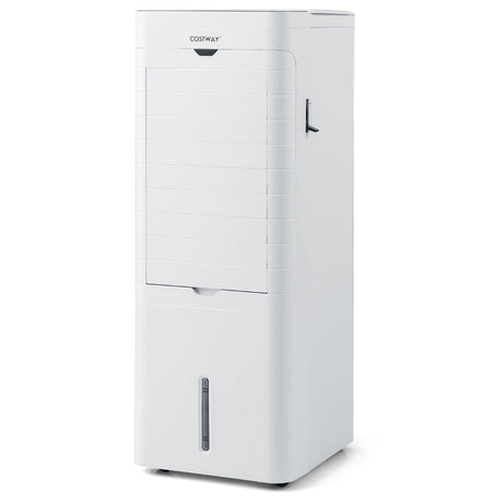 Evaporative Air Cooler and Heater with 3 Speeds and 3 Modes-White