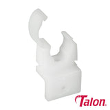 100 x Talon EZ Joist Pipe Clips White - 15mm