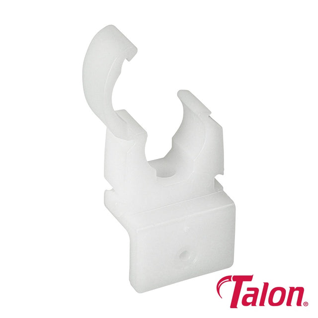 100 x Talon EZ Joist Pipe Clips White - 15mm