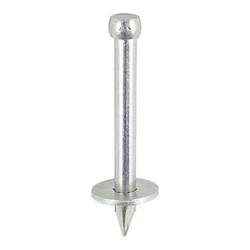 100 x TIMCO Masonry Nails Washered Zinc - 60 x 3.70