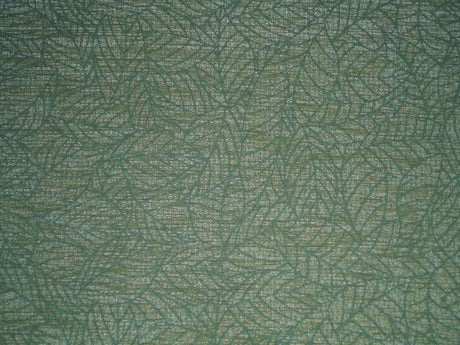 Portobello Leaf Evergreen / SR12083 (Per Metre)