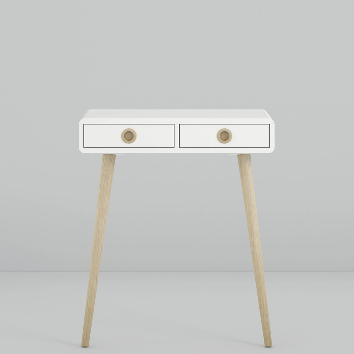Softline Low Hall Table in Off White