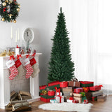 2.4 M Slim Pencil Christmas Tree with Branch Tips for Indoor Decoration