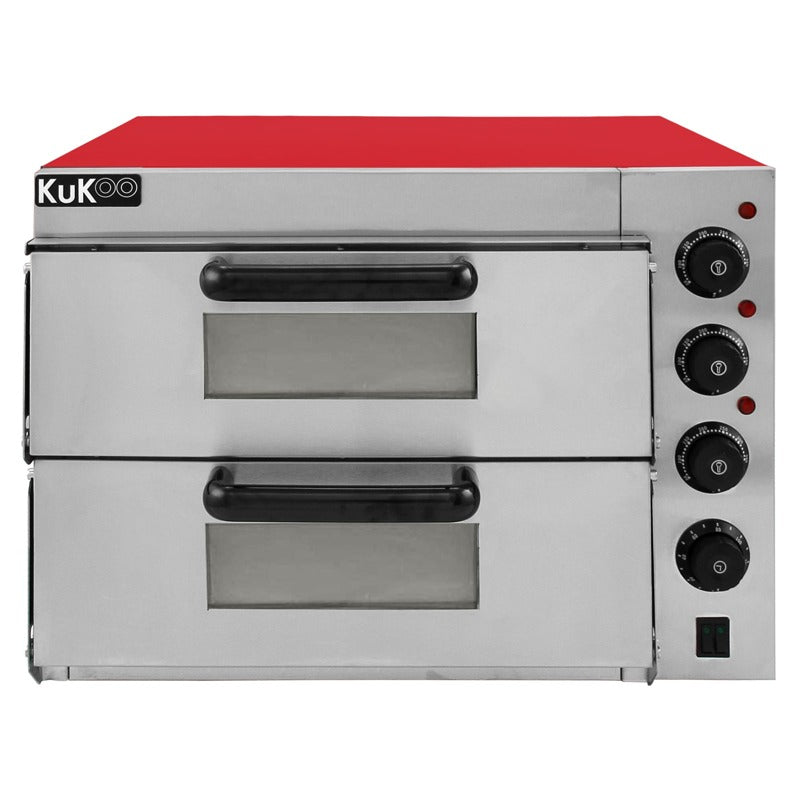 KuKoo 16" Twin Deck Electric Pizza Oven